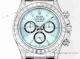 C1 Factory Copy Rolex Daytona Watch 40mm Ice Blue Diamond Baguettes Dial Rubber Strap (3)_th.jpg